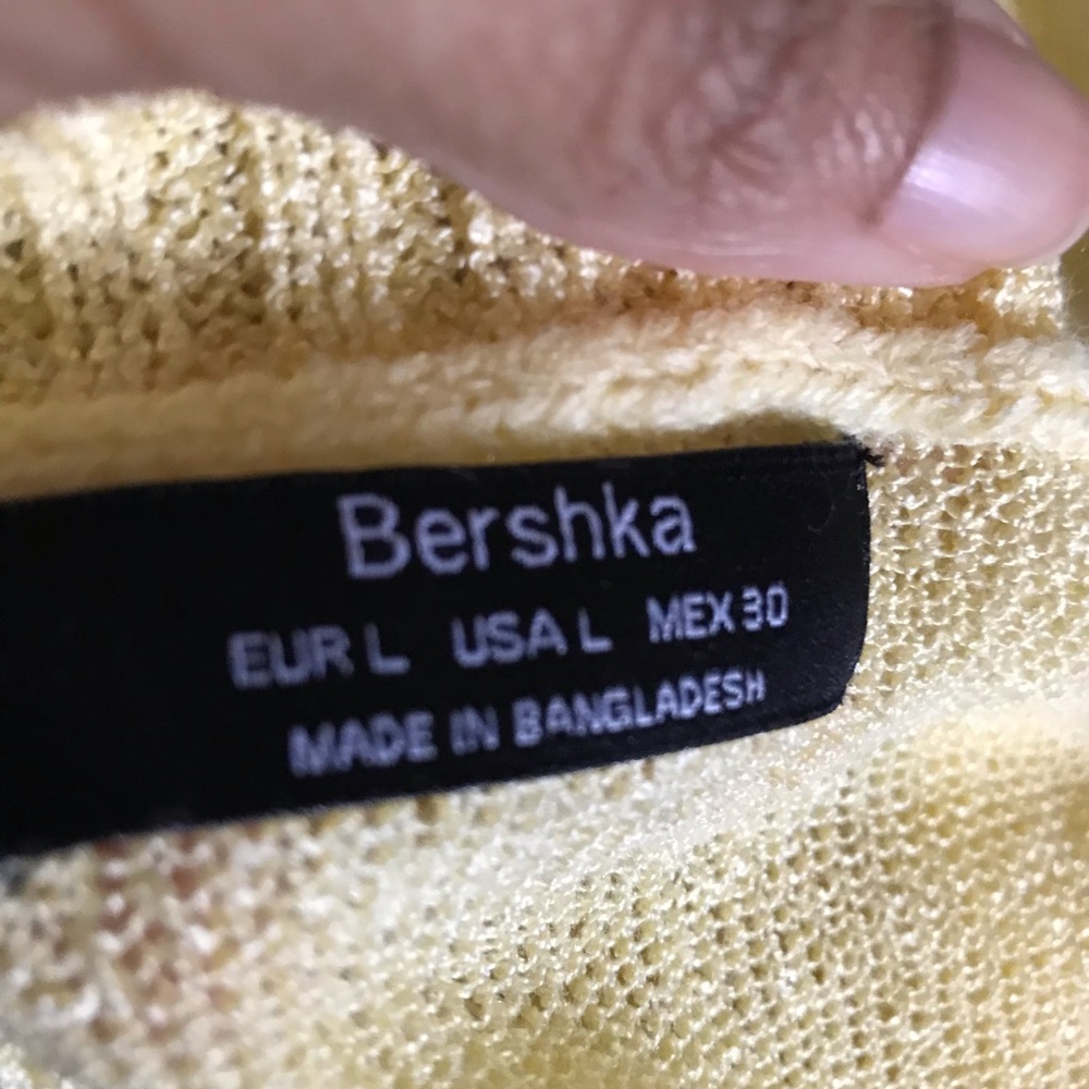 Bershka Yellow Knit Sweater - Picture 5 of 5